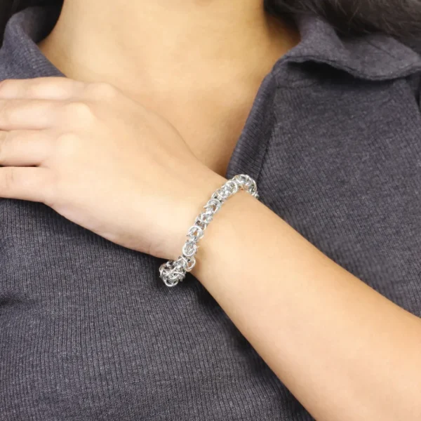 Stephen Dweck Orogento Hand Woven Bracelet in Sterling Silver< Bracelets