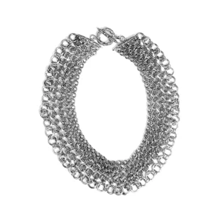 Stephen Dweck Orogento Multi Strand Sterling Silver Necklace< Necklace