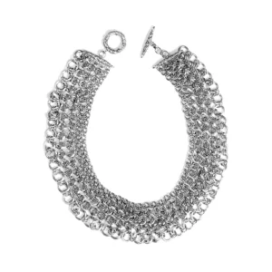 Stephen Dweck Orogento Multi Strand Sterling Silver Necklace< Necklace