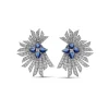 Stephen Dweck Sunray Sapphire 1.60ct and Diamond 1.85ct Earring in 18K Gold< Earrings