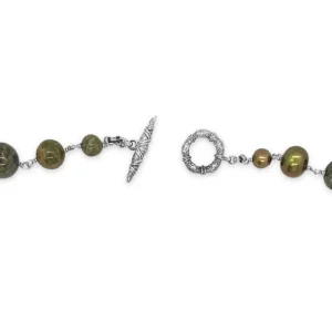 Stephen Dweck Terraquatic Multi Size Multi Stones Necklace in Sterling Silver< Necklace