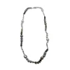 Stephen Dweck Terraquatic Pearl Smoky Quartz Gold Hair Rutilated Quartz Necklace in Sterling Silver< Necklace