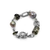 Stephen Dweck Terraquatic Smoky Quartz and Pearl Bracelet in Sterling Silver< Bracelets